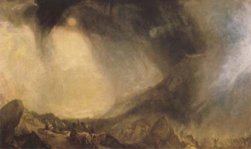 J.M.W. Turner Snow Storm Hannibal and his Army crossing the Alps (mk09)